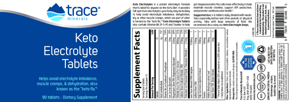 Product image for Keto Electrolyte Tablets.