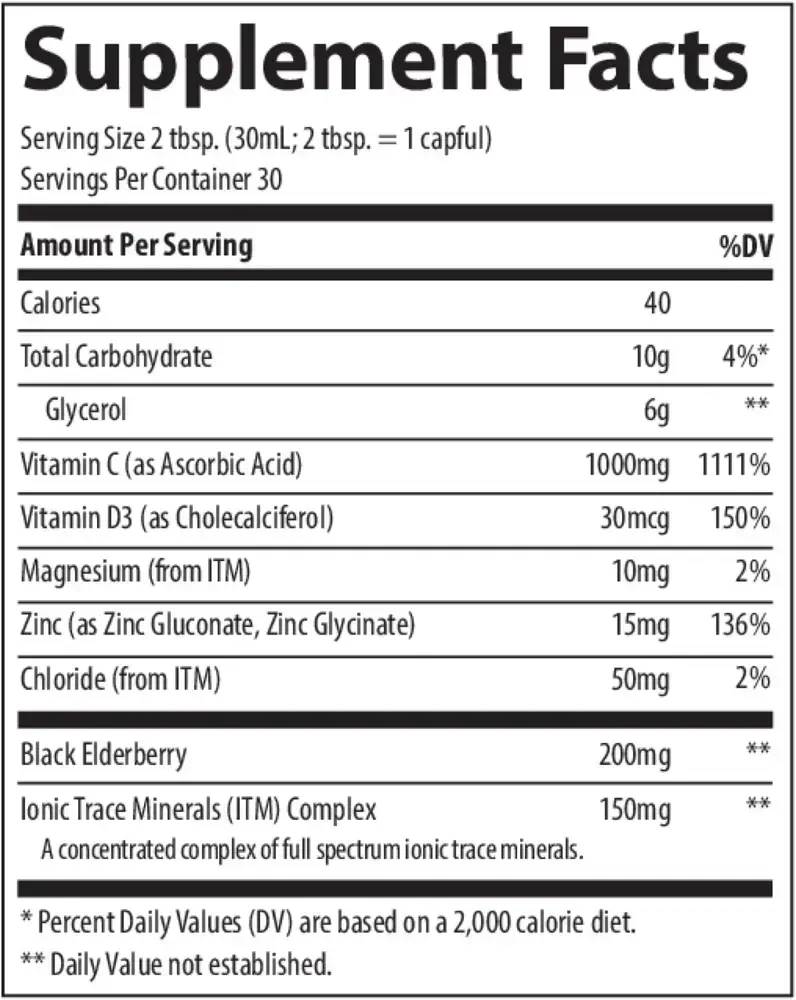 Product image for Liquid Immunity+ - Mixed Berry.
