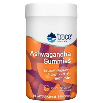 Ashwagandha Gummies - Passion Fruit Orange Flavor 60 gummies