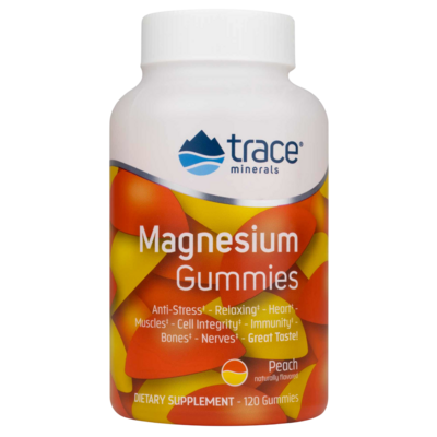 Magnesium Gummies - Peach 120 gummies