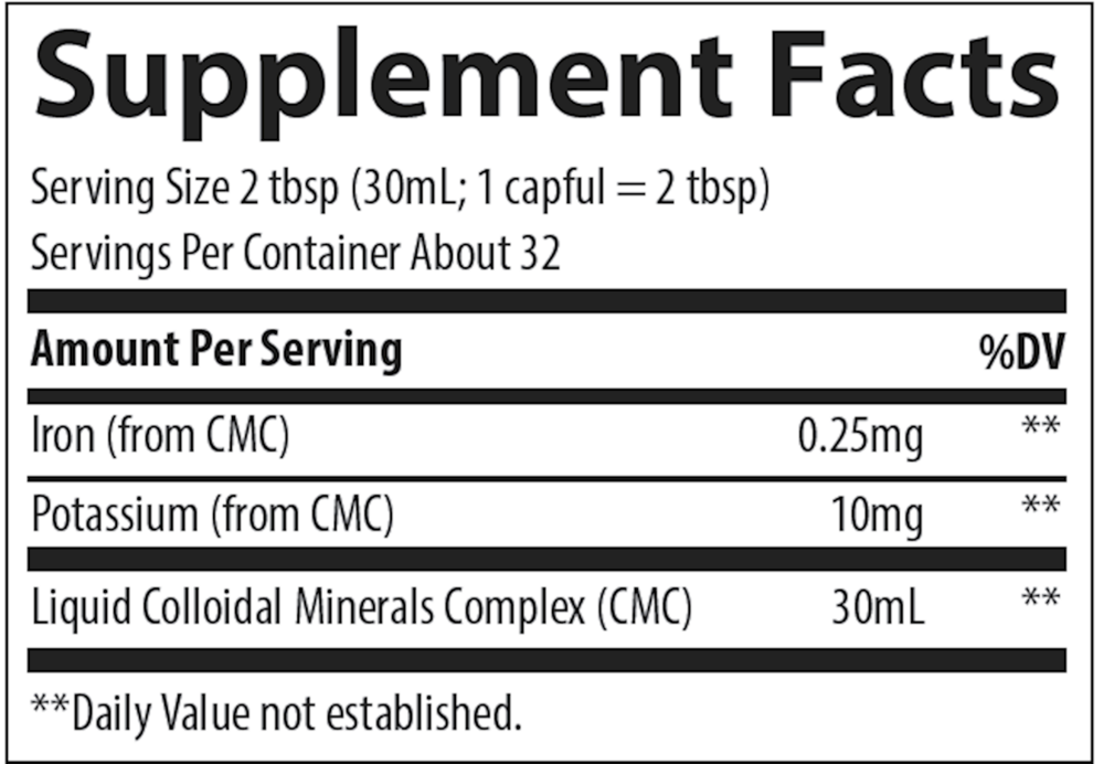 Product image for Colloidal Minerals.