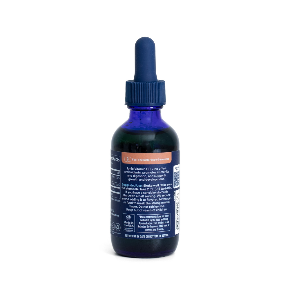 Product image for Vitamin C + Ionic Zinc.