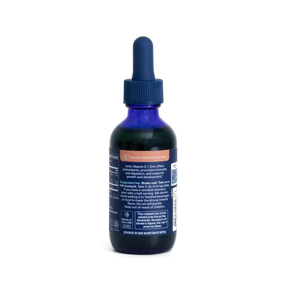 Product image for Vitamin C + Ionic Zinc.