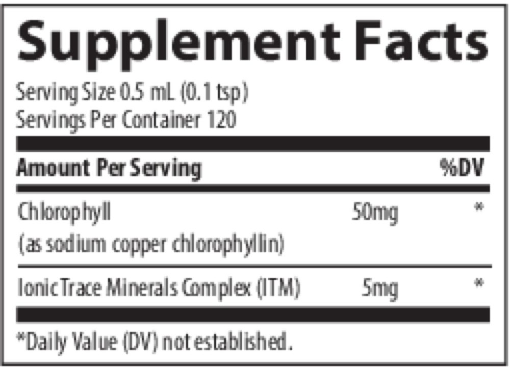 Product image for Ionic Chlorophyll 6000mg.