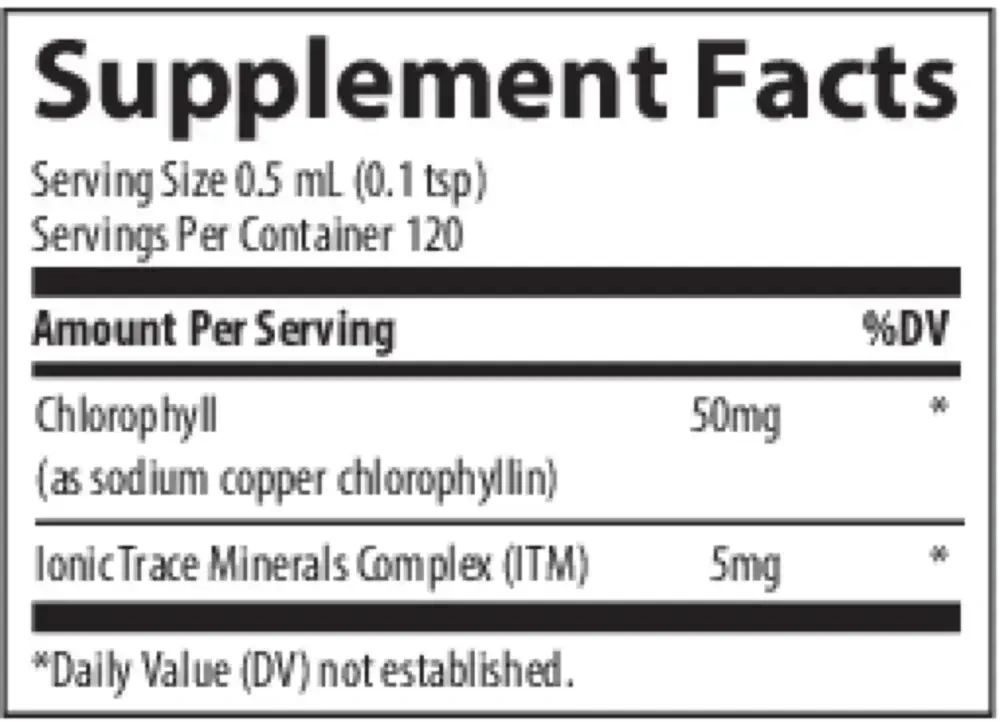 Product image for Ionic Chlorophyll 6000mg.