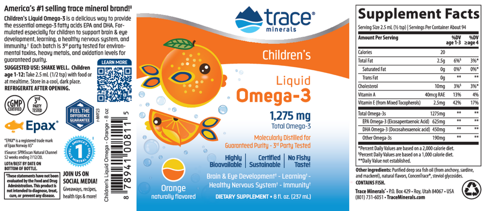 Product image for Children&#39;s Liquid Omega-3.