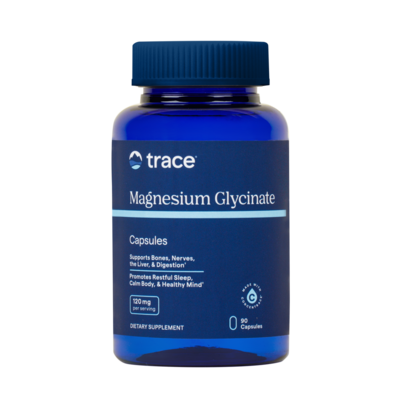 Magnesium Glycinate Capsules - 120mg/serving