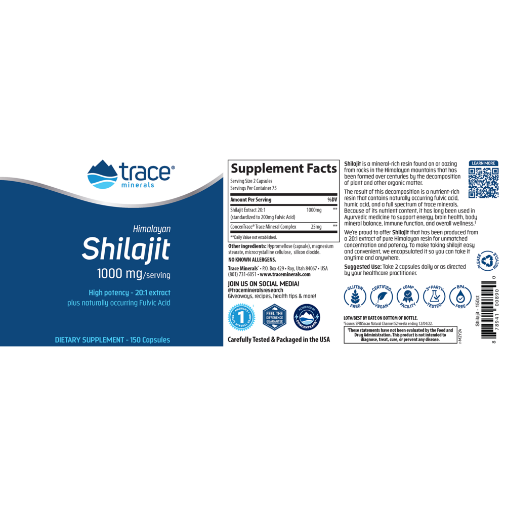 Product image for Shilajit Capsule 1000 mg.