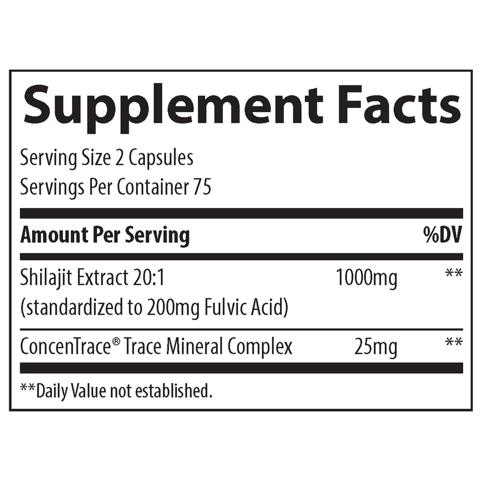 Product image for Shilajit Capsule 1000 mg.