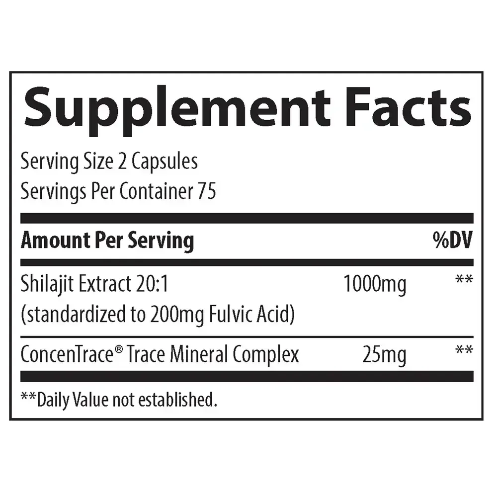 Product image for Shilajit Capsule 1000 mg.