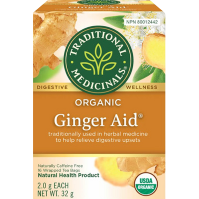 Org Ginger Aid Tea (16 Count) Product image for Org Ginger Aid Tea (16 Count).