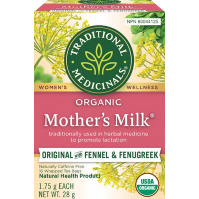 Org Mother's Milk Tea Lactation 16 Count