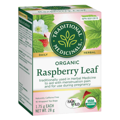 Product image for Org Raspberry Leaf Tea (16 Count).