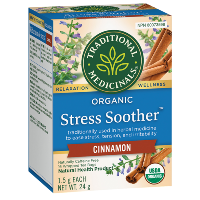 Organic Cinnamon Stress Soother (16 Count) Product image for Organic Cinnamon Stress Soother (16 Count). Discontinued.