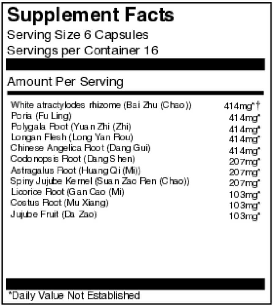 Product image for Gui Pi Tang Capsules - Earth Restoring D.