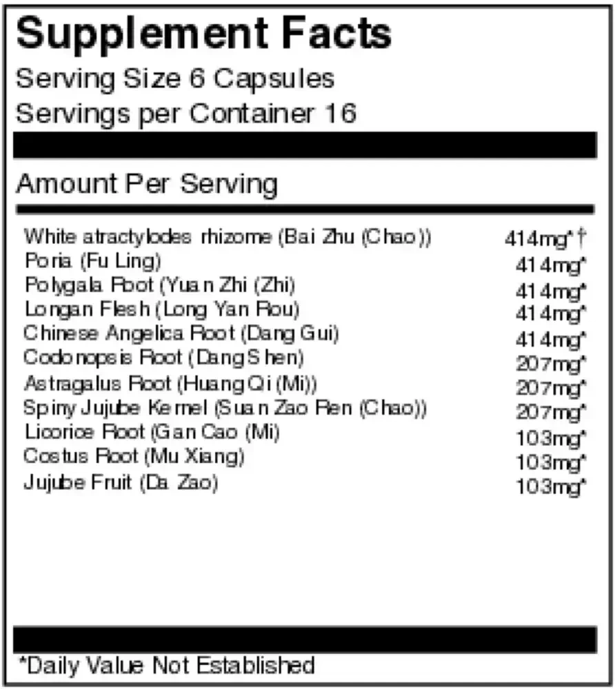 Product image for Gui Pi Tang Capsules - Earth Restoring D.
