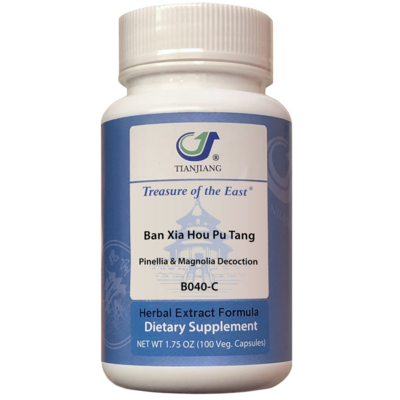 Ban Xia Hou Pu Tang Capsules - Pinellia 100 capsules