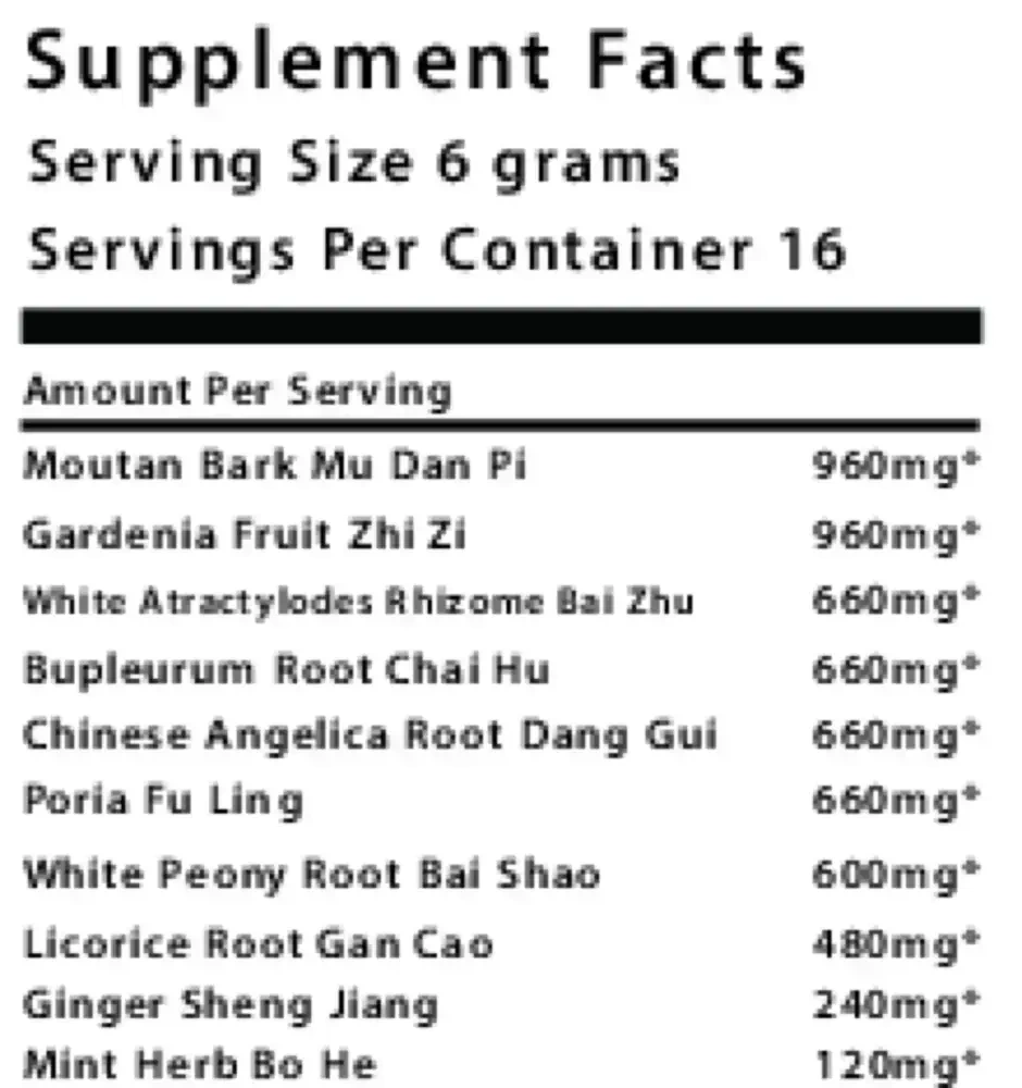 Product image for Jia Wei Xiao Yao San Granules.