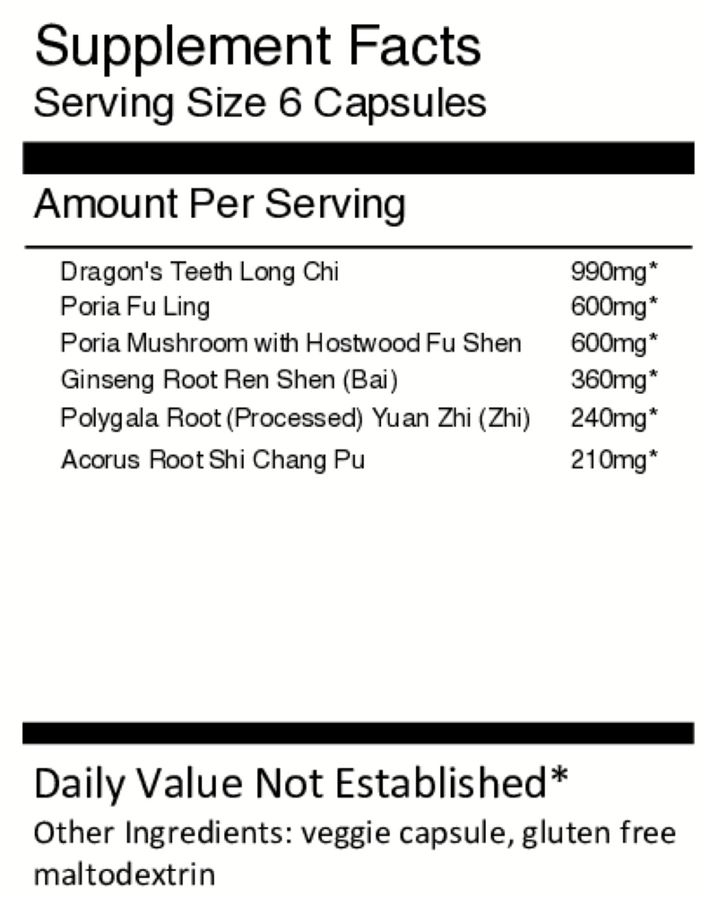 Product image for An Shen Ding Zhi Wan Capsules - Calming.