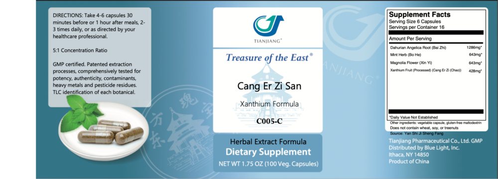 Product image for Cang Er Zi San Capsules - Xanthium Formu.