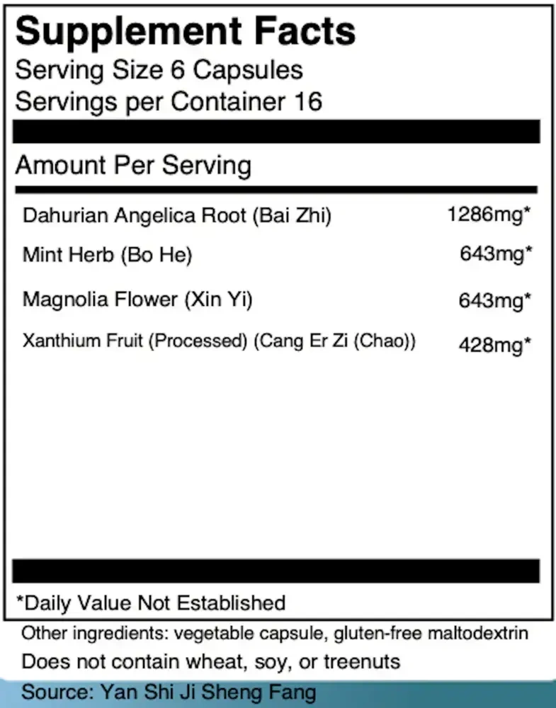 Product image for Xanthium Formula (Cang Er Zi San).