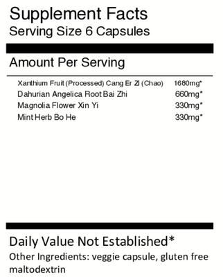 Cang Er Zi San Capsules - Xanthium Formu 100 capsules