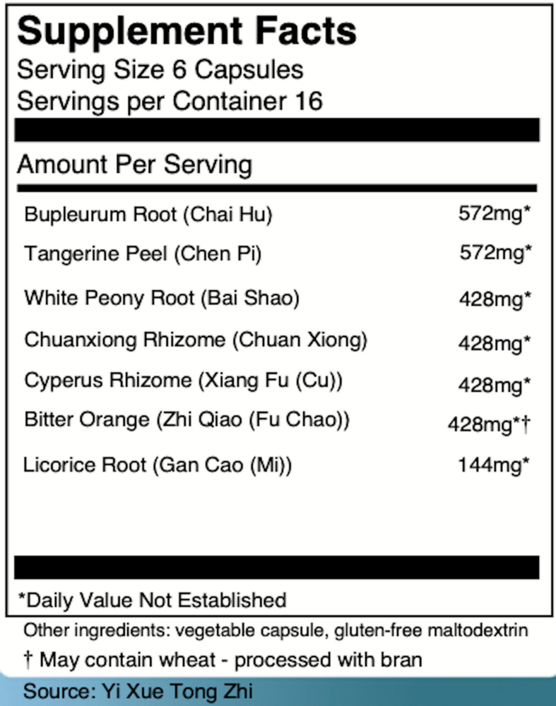 Product image for Chai Hu Shu Gan San Capsules - Bupleurum.