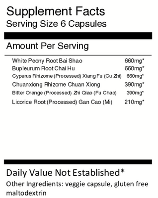 Chai Hu Shu Gan San Capsules - Bupleurum 100 capsules