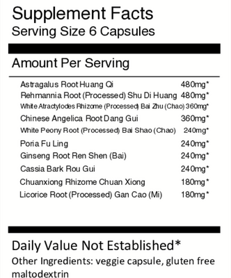 Shi Quan Da Bu Tang Capsules - Ginseng & 100 capsules