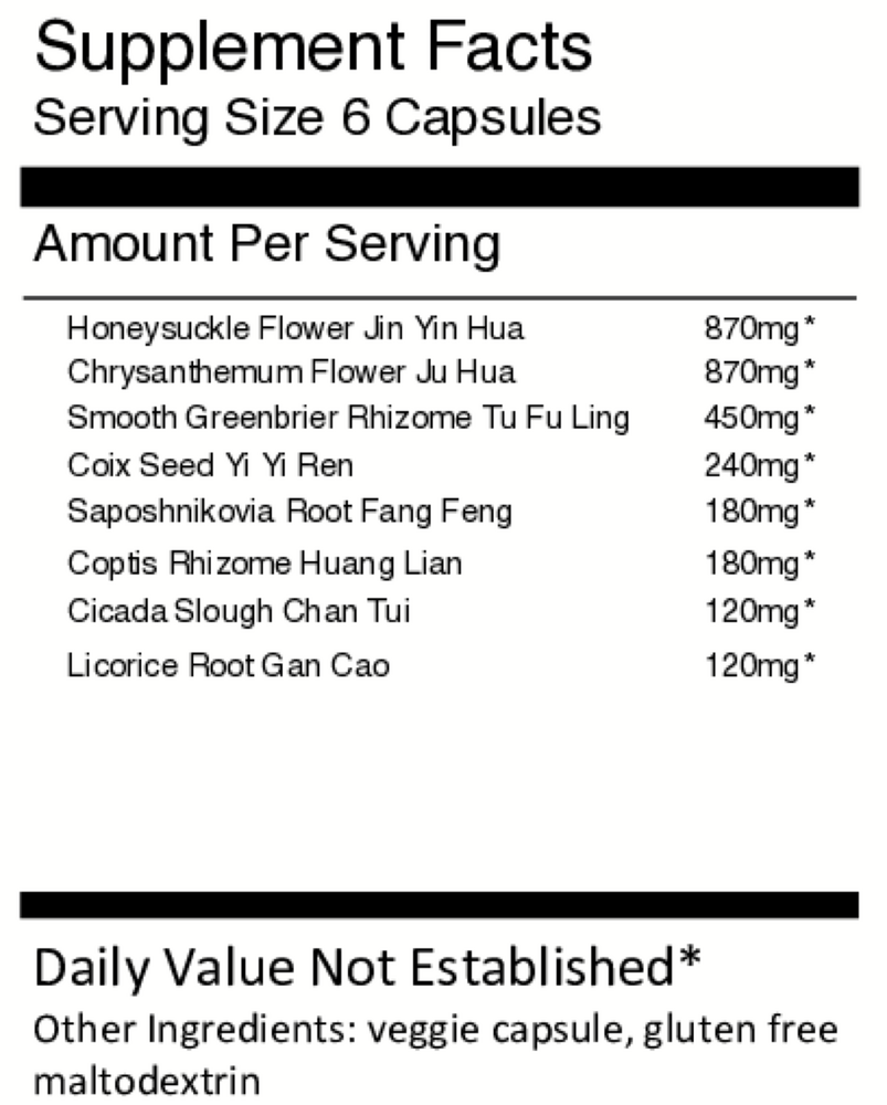 Product image for Shi Zhen Fang Capsules - Lonicera &amp; Smil.