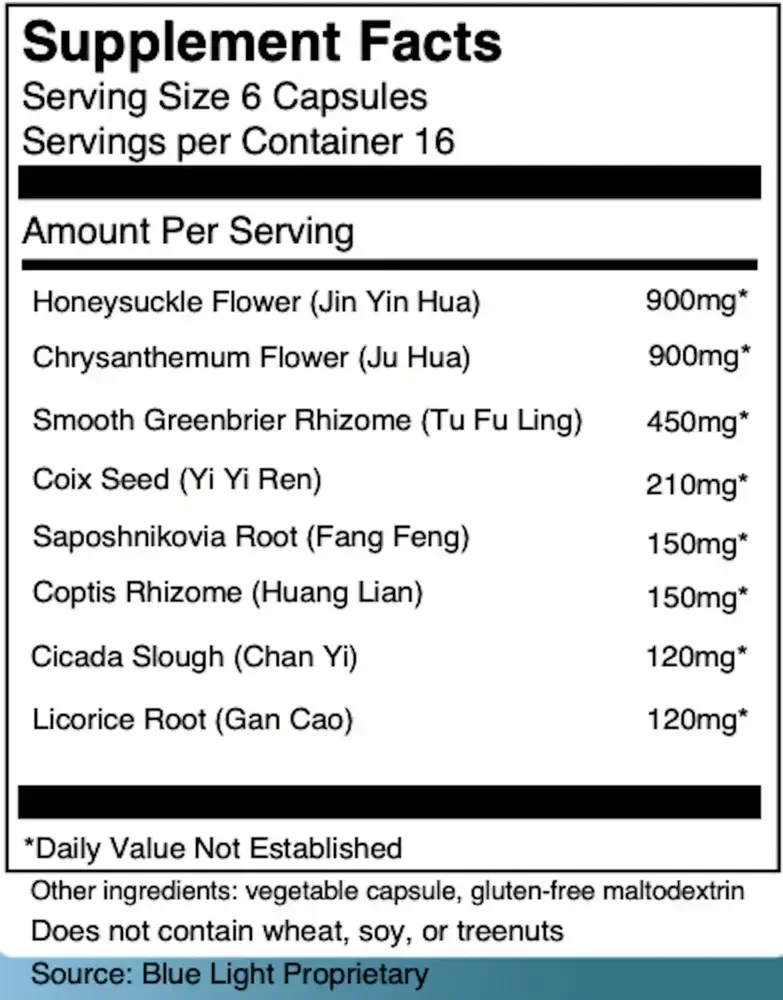 Product image for Shi Zhen Fang Capsules - Lonicera &amp; Smil.