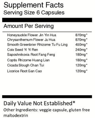 Shi Zhen Fang Capsules - Lonicera & Smil 100 capsules