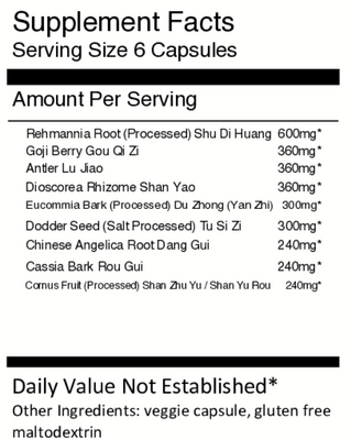 You Gui Wan Capsules - Right-Return Pill 100 capsules