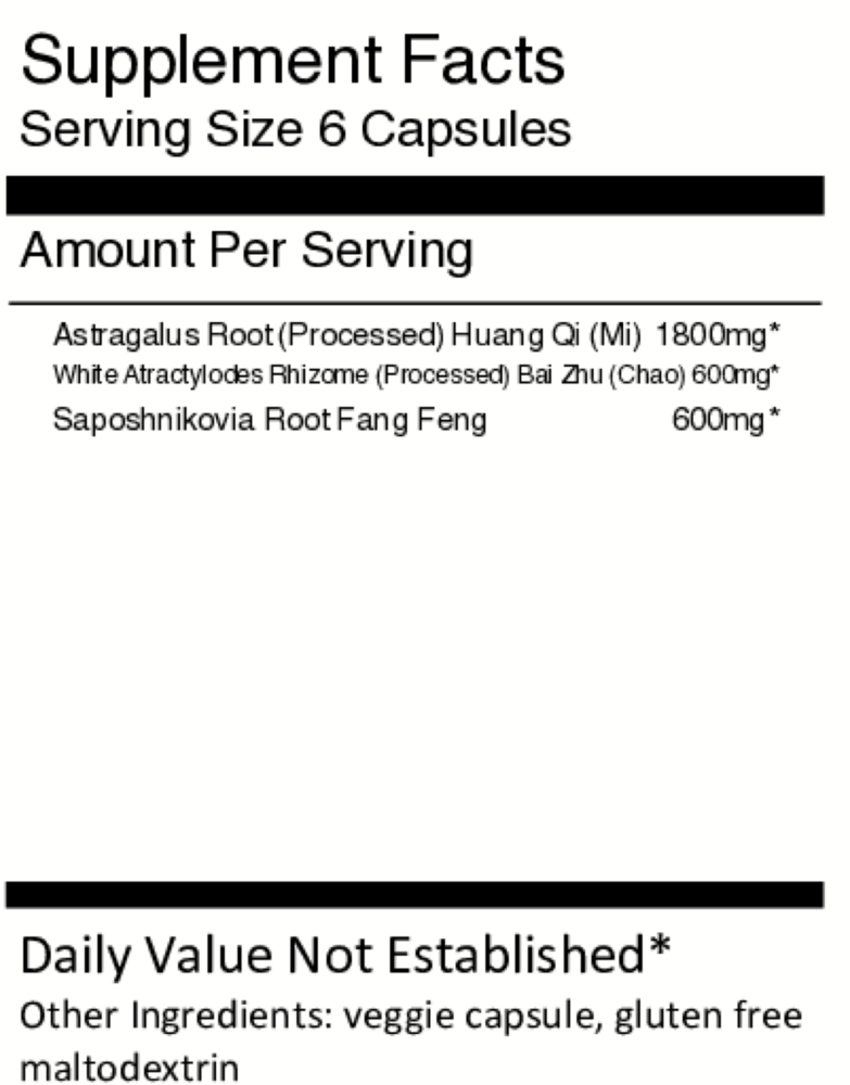 Product image for Yu Ping Feng San Capsules - Jade Windscr.