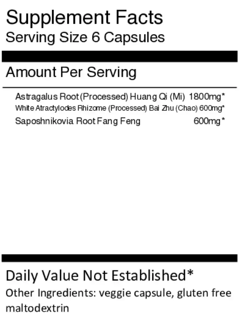 Product image for Yu Ping Feng San Capsules - Jade Windscr.