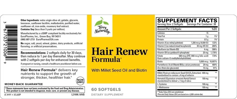 Product image for Hair Renew Formula®.