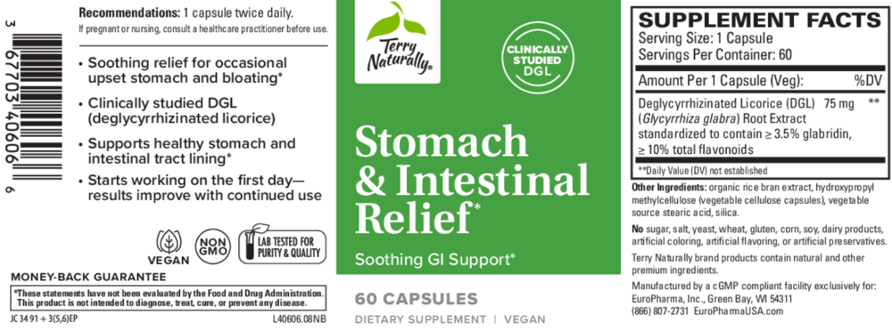 Product image for Stomach &amp; Intestinal Relief.