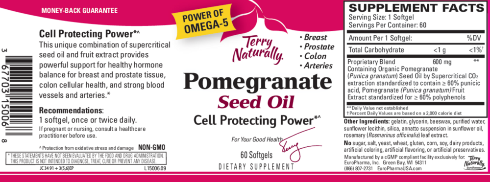 Product image for Pomegranate Seed Oil.