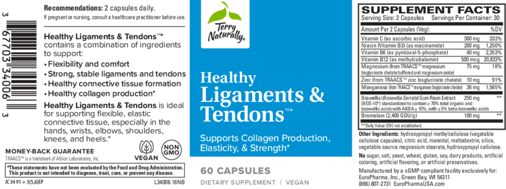Product image for Healthy Ligaments &amp; Tendons™.