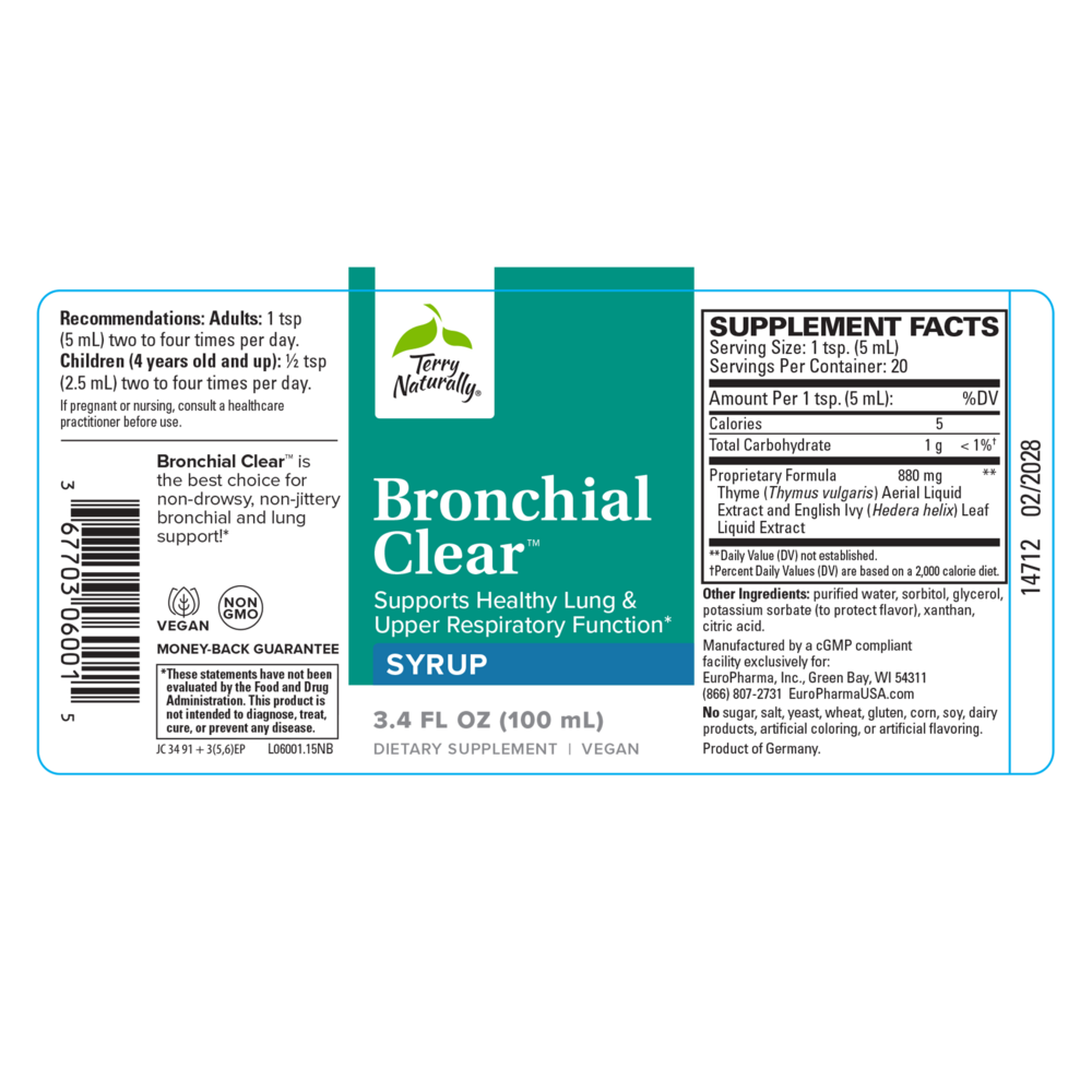 Product image for Bronchial Clear™ Syrup.