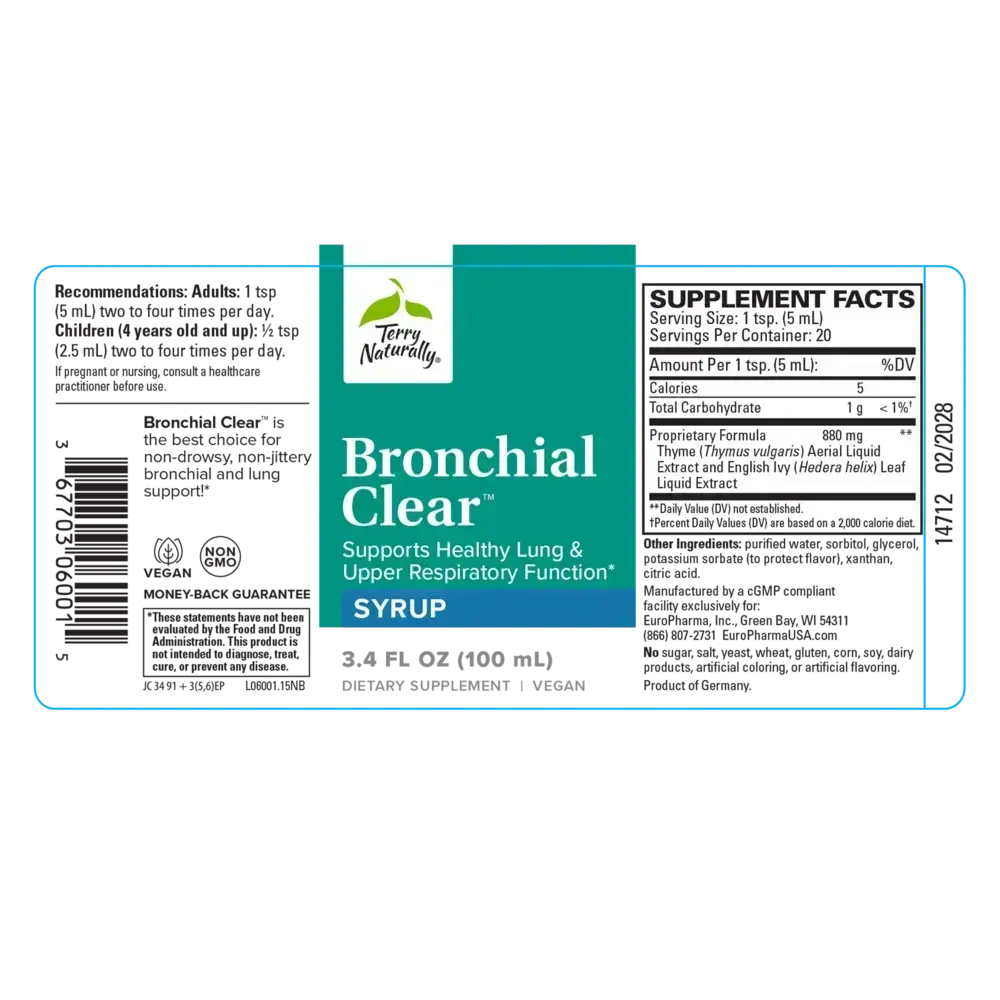 Product image for Bronchial Clear™ Syrup.