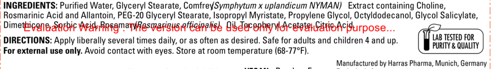 Product image for Traumaplant Comfrey Cream.