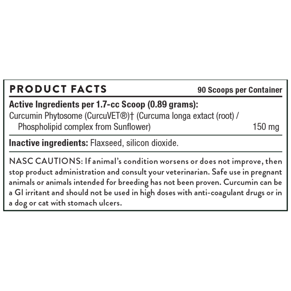 Product image for CurcuVET-SA150.