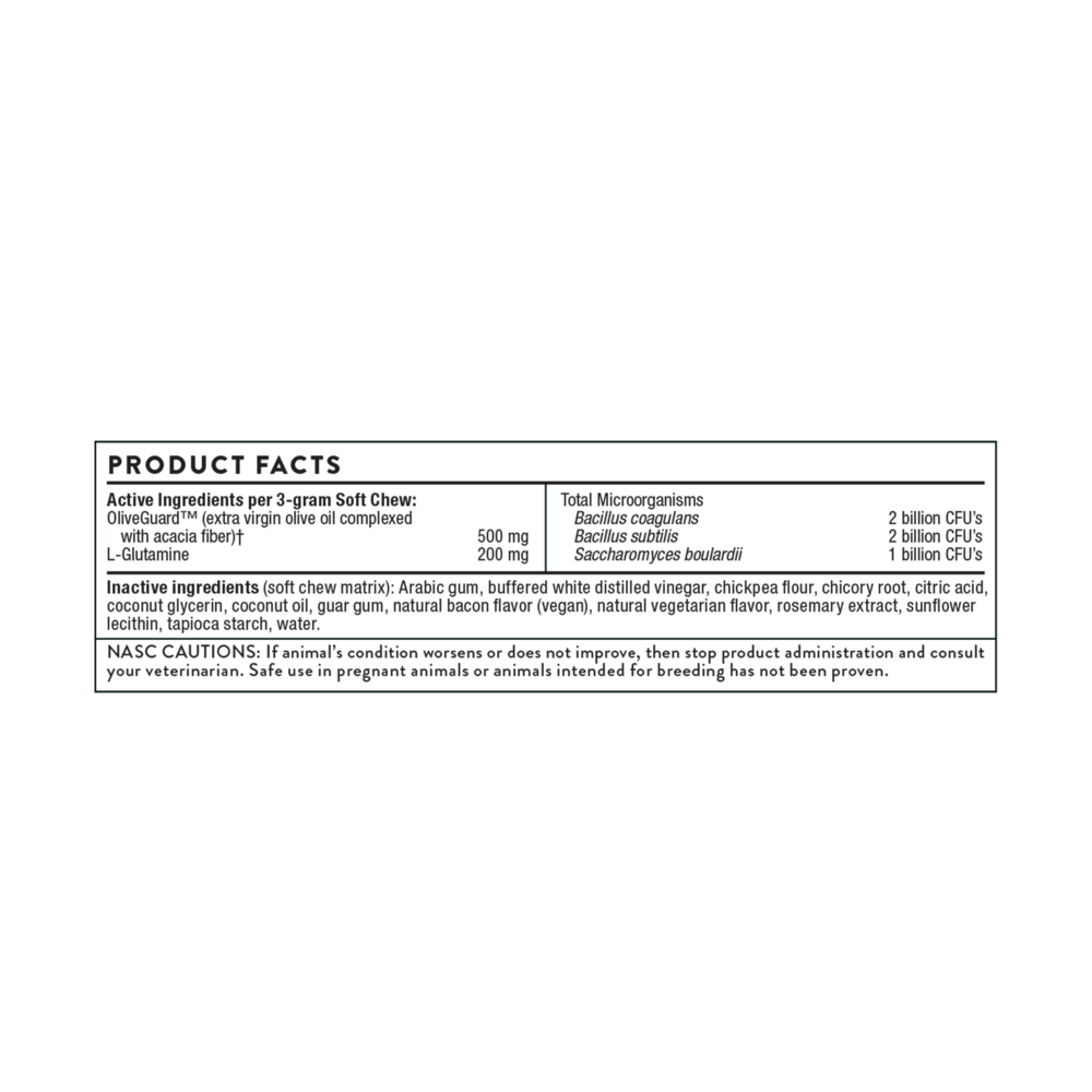 Product image for Probiotic Support Formula (formerly Bacillus CoagulansVET).