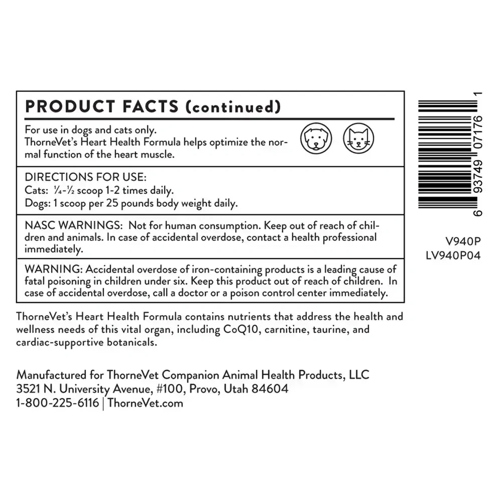 Product image for Heart Health Formula Powder (formerly Bio-Cardio).