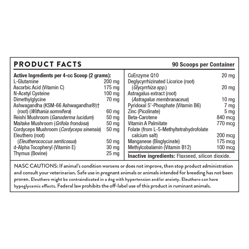 Product image for Immune Support Formula.