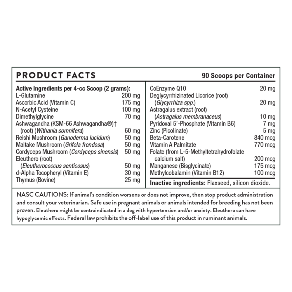 Product image for Immune Support Formula.