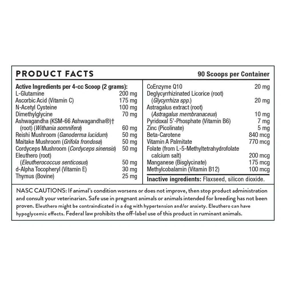 Product image for Immune Support Formula.