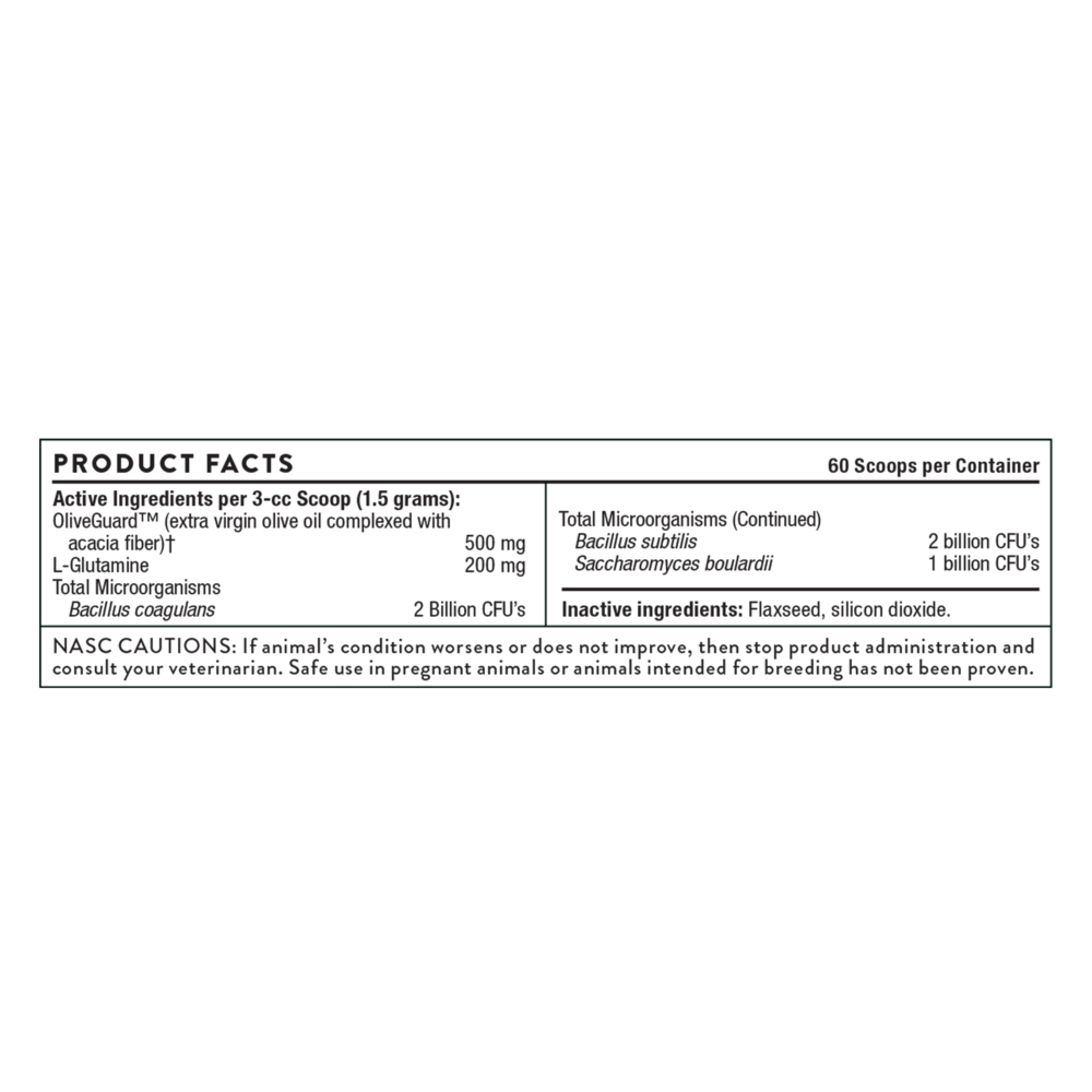 Product image for Probiotic Support Formula Powder.