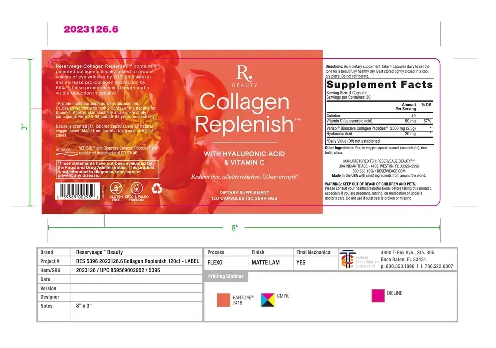Product image for Collagen Replenish Caps.